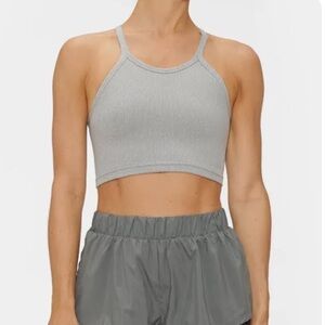 Free People Movement Women’s Cropped Run Tank Grey